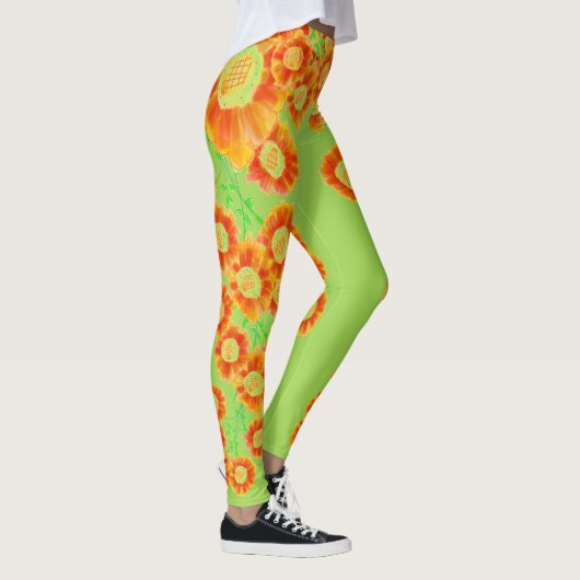 Leggings Légumineuses à citron doux (Droite)