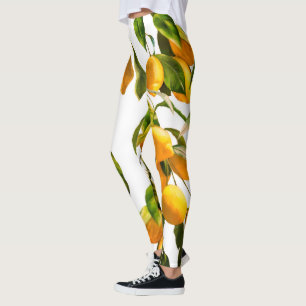 Leggings Légumineuses à citron intéressantes