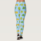 Leggings légumineuses à durians bleus (Dos)