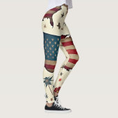 Leggings légumineuses à étoiles et à rayures (Droite)