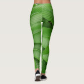 Leggings Légumineuses à feuilles vertes (Dos)