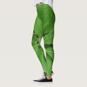 Leggings Légumineuses à feuilles vertes (Gauche)