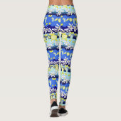 Leggings Légumineuses à fleur de citron (Dos)