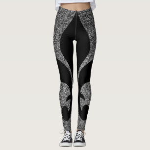 Leggings Légumineuses à fleur de lis