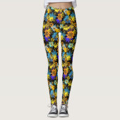 Leggings légumineuses à fleurs (Devant)