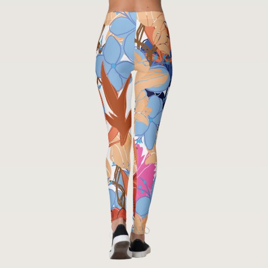 Leggings légumineuses à fleurs (Dos)
