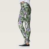 Leggings Légumineuses à fleurs et à spirales (Gauche)