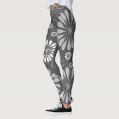 Leggings légumineuses à fleurs grises (Gauche)
