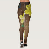 Leggings légumineuses à fleurs jaunes (Dos)