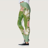 Leggings légumineuses à fleurs pastales (Gauche)