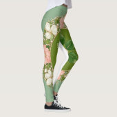 Leggings légumineuses à fleurs pastales (Droite)