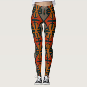Leggings légumineuses à imprimés tribaux