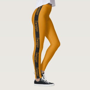 Leggings Légumineuses à l’orange pour femmes, pantalons de