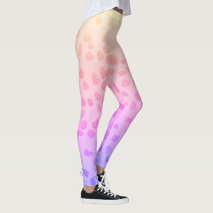 Leggings Légumineuses à léopard des neiges