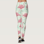 Leggings Légumineuses à motif Flamingo (Dos)