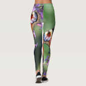 Leggings Légumineuses à papillon de paon (Dos)