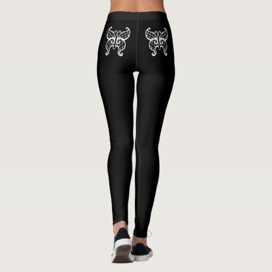 Leggings Légumineuses à papillon en dentelle (Dos)