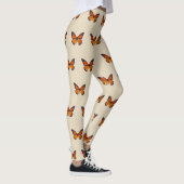 Leggings Légumineuses à papillon orange (Droite)