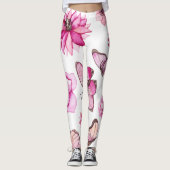Leggings légumineuses à papillon pour femmes | motif de pap (Devant)