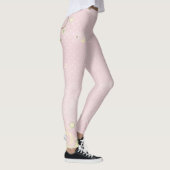 Leggings Légumineuses à papillon rose (Droite)