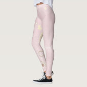 Leggings Légumineuses à papillon rose (Gauche)