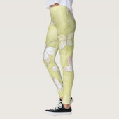 Leggings Légumineuses à papillons d'aquarelle (Gauche)