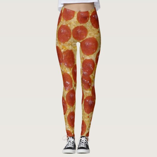Leggings légumineuses à pizza au poivre (Devant)