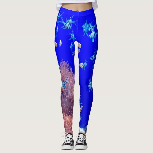 Leggings Légumineuses à poissons pour femmes (Devant)