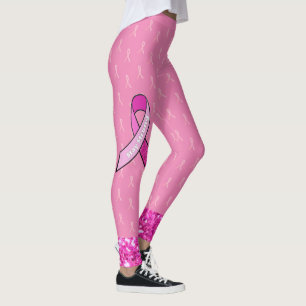 Leggings Légumineuses à ruban pour la sensibilisation au ca