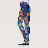 Leggings Légumineuses à thème fleuri (Gauche)