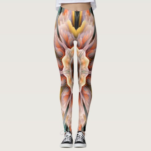 Leggings légumineuses Abstraites (Devant)