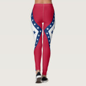 Leggings Légumineuses avec drapeau de l'État de l'Arkansas, (Dos)