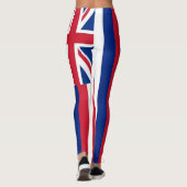 Leggings Légumineuses avec drapeau de l'État d'Hawaii, État (Dos)