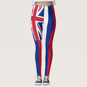 Leggings Légumineuses avec drapeau de l'État d'Hawaii, État
