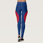 Leggings Légumineuses avec drapeau de l'État du Colorado, É (Dos)