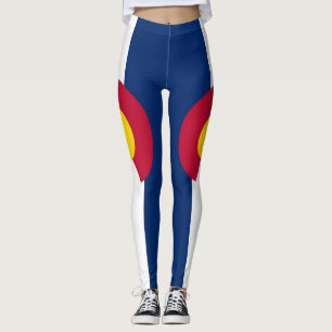 Leggings Légumineuses avec drapeau de l'État du Colorado, É