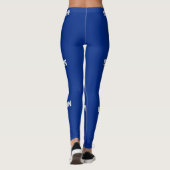 Leggings Légumineuses avec drapeau de l'État du Wisconsin,  (Dos)