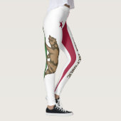 Leggings Légumineuses avec le drapeau de l'État de Californ (Droite)