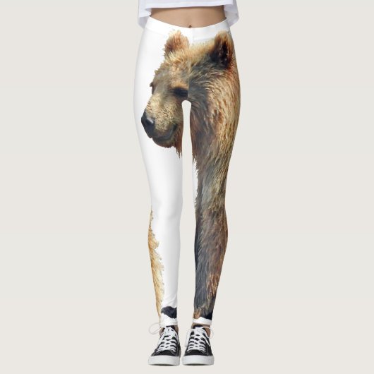 Leggings légumineuses avec ourson (Devant)