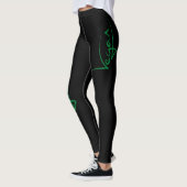 Leggings Légumineuses avec signature végétale (Gauche)