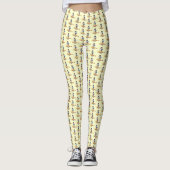 Leggings Légumineuses blanches à neige (Devant)