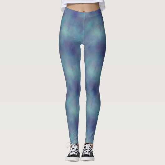 Leggings légumineuses bleues (Devant)