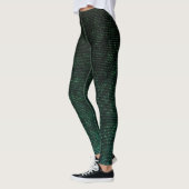 Leggings Légumineuses Cyber vertes (Gauche)