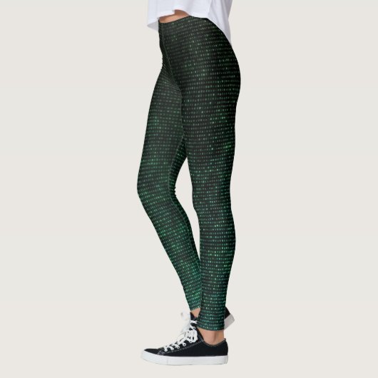 Leggings Légumineuses Cyber vertes (Gauche)