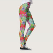 Leggings Légumineuses d'aquarelle florale Pantalon Abstrait (Droite)