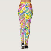 Leggings Légumineuses de crème glacée fraise (Dos)