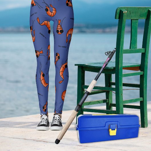 Leggings Légumineuses de crevettes aux fruits de mer