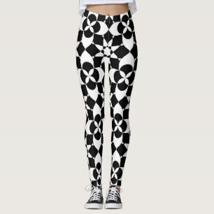 Leggings légumineuses de fleurs et d'étoiles