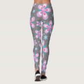 Leggings légumineuses de fleurs et d'étoiles (Dos)
