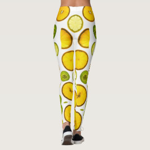 Leggings Légumineuses de fruits d'agrumes